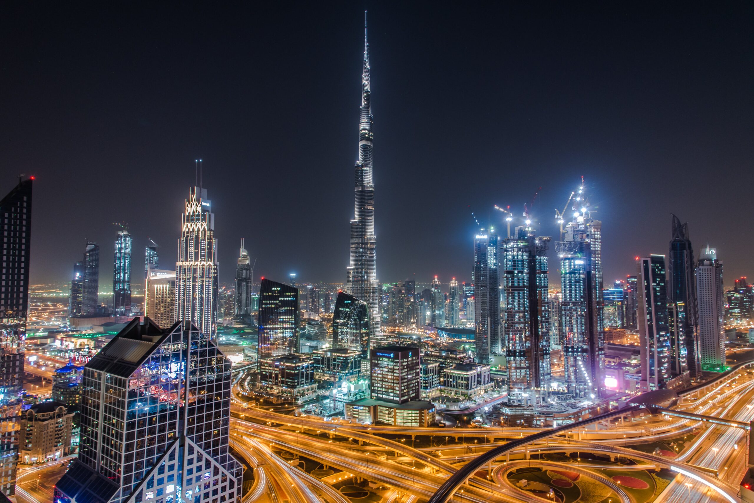 Burj Khalifa la nuit