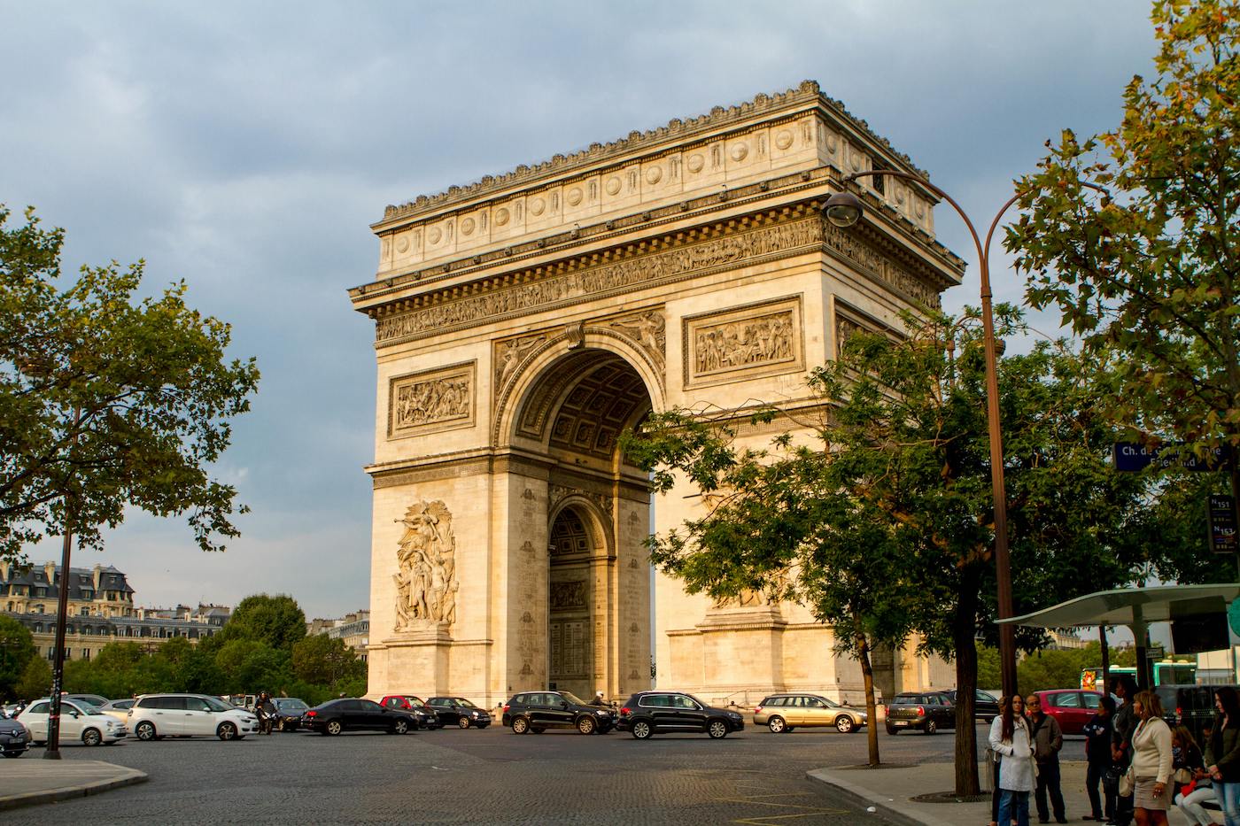 l'arc de Trimphe à Paris