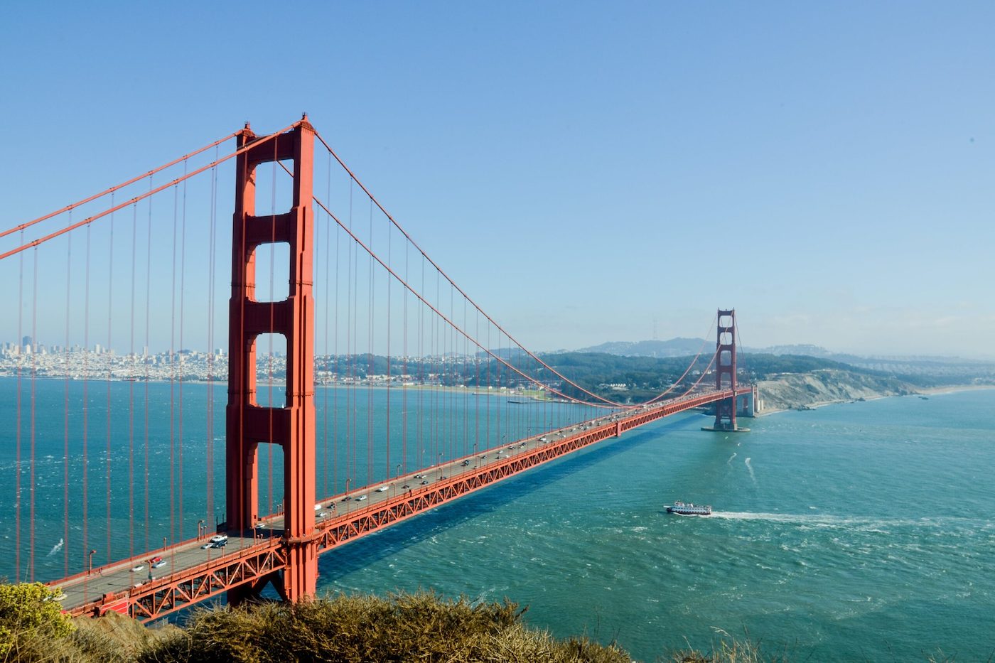 Le pont golden gate bridge à San Francisco