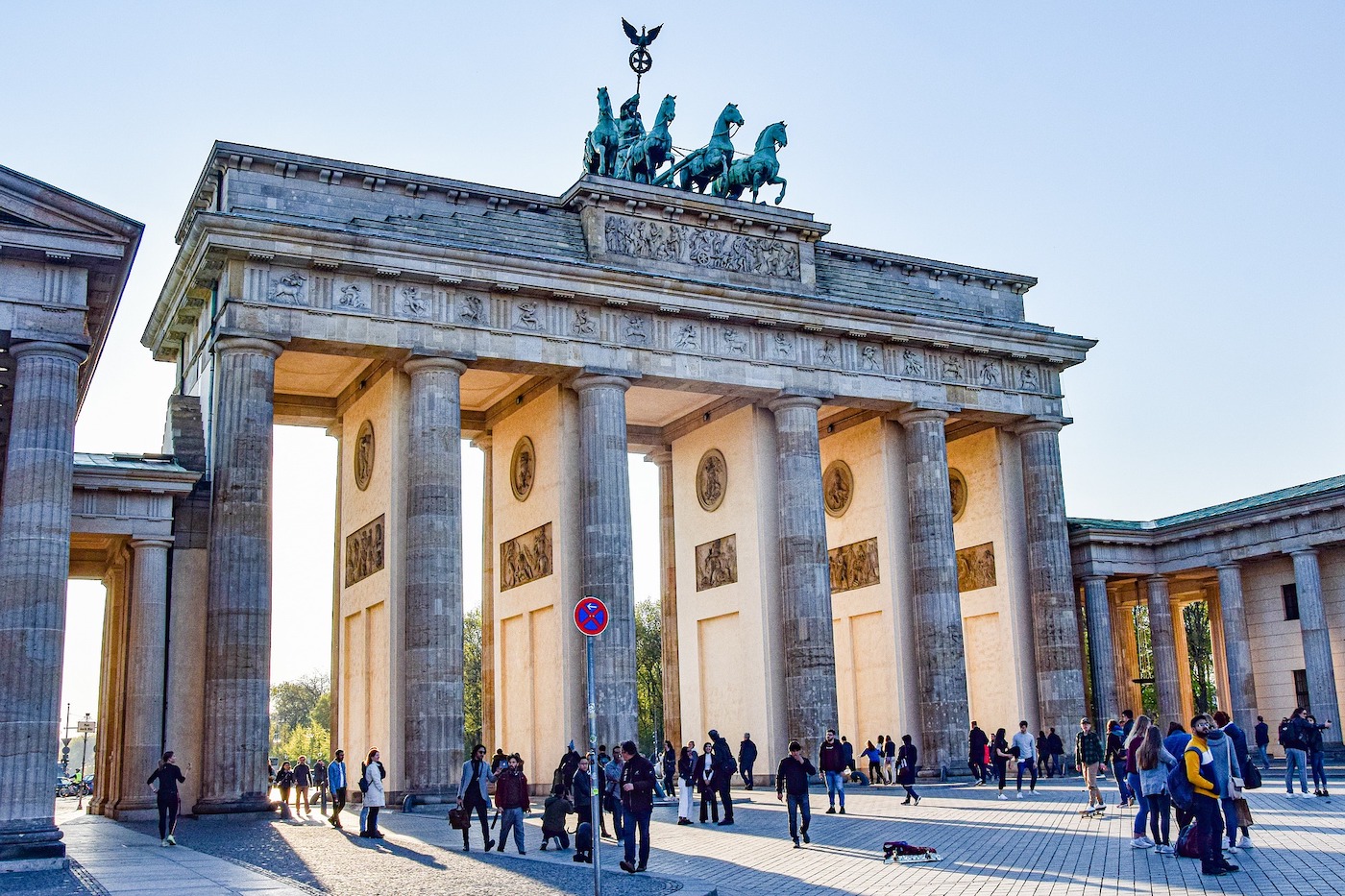 La porte de Brandenburg à Berlin